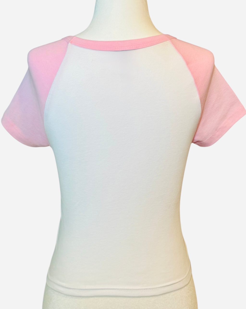 ARYLES BABY T-SHIRT White with Baby Pink