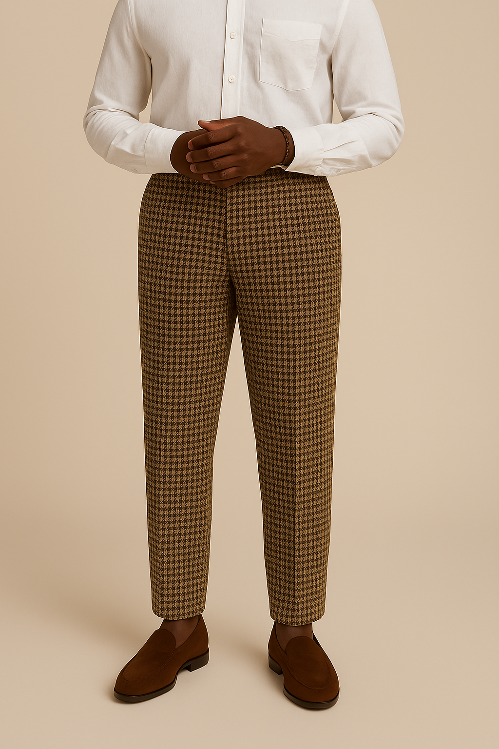 ARYLES PIED DE  POULE TROUSERS