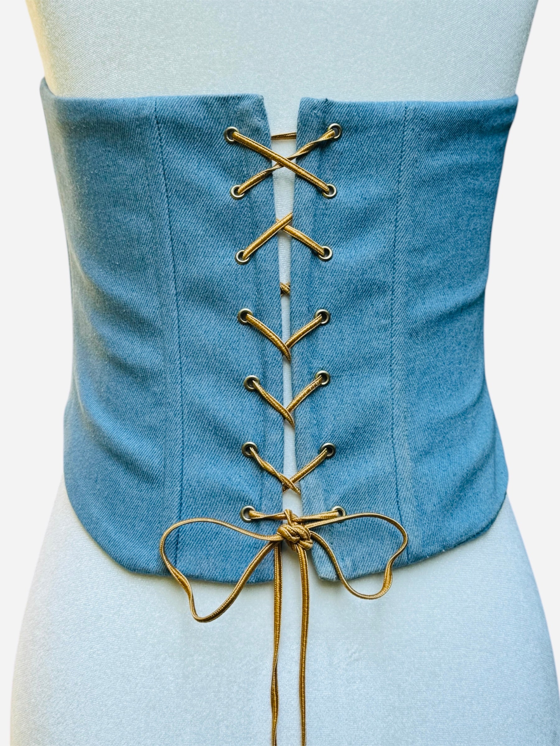 ARYLES YUMMY DENIM CORSET