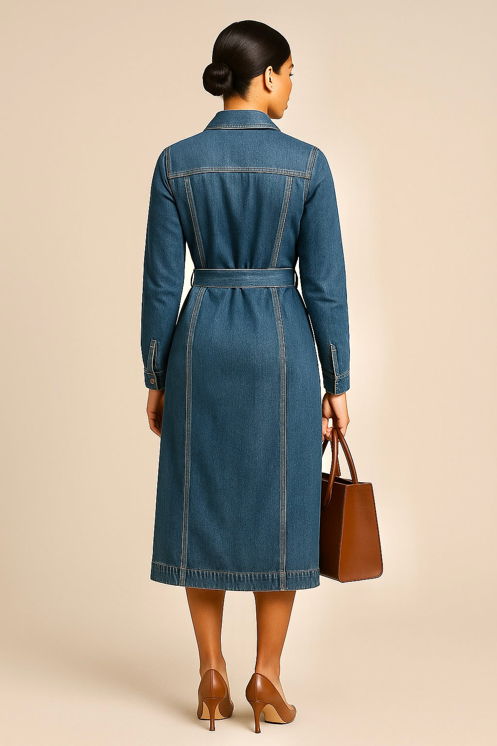 ARYLES EFFORTLESS DENIM DRESS