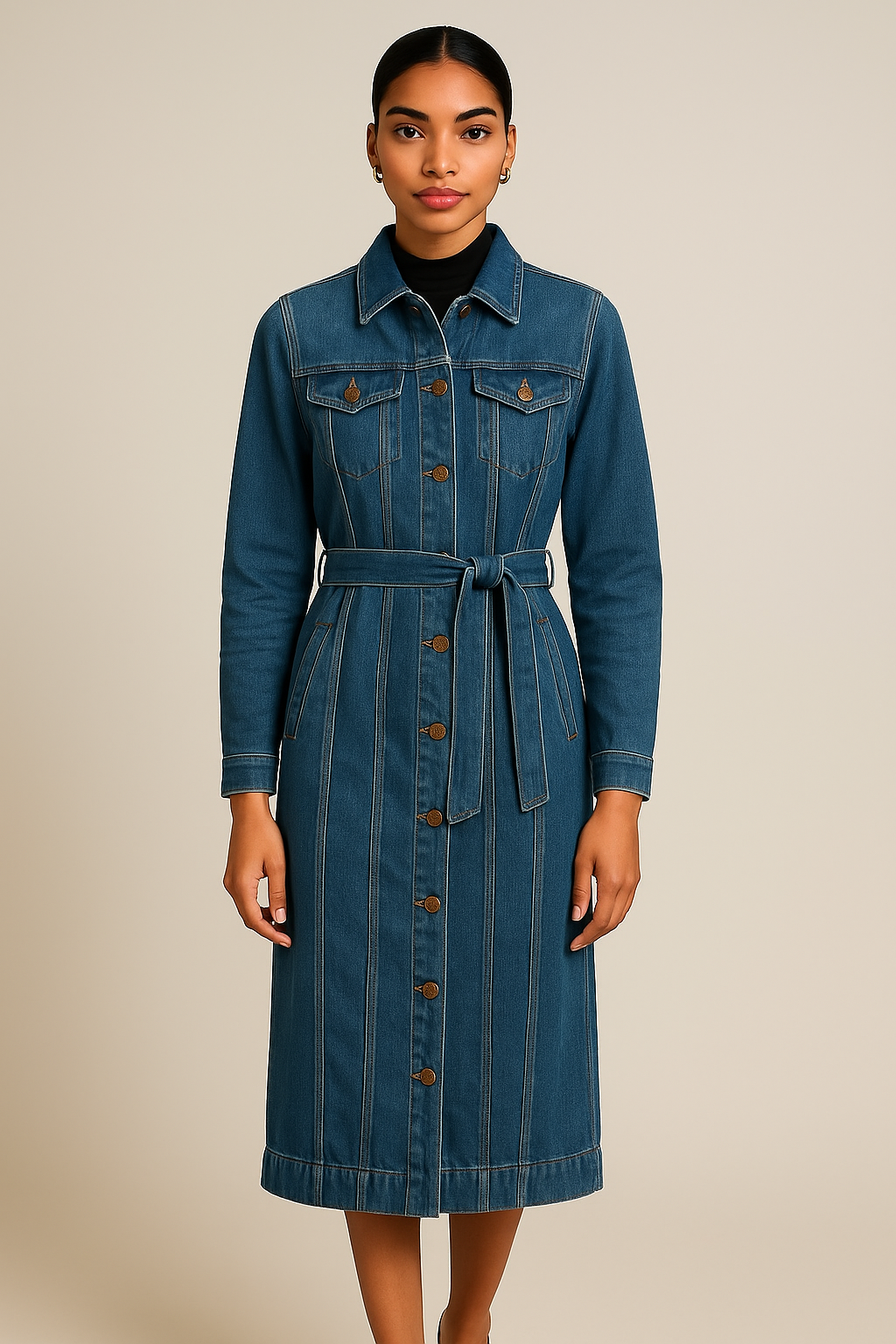 ARYLES EFFORTLESS DENIM DRESS