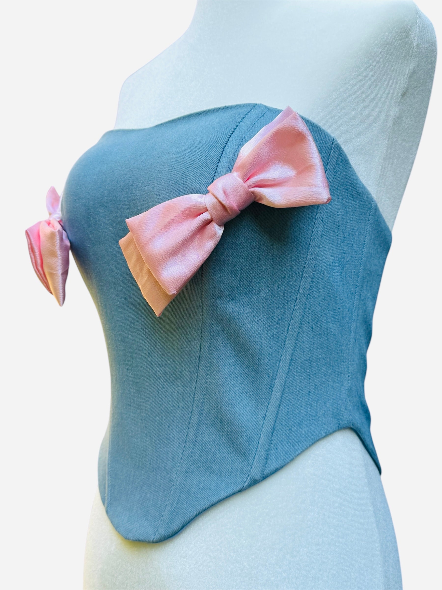 ARYLES YUMMY DENIM CORSET