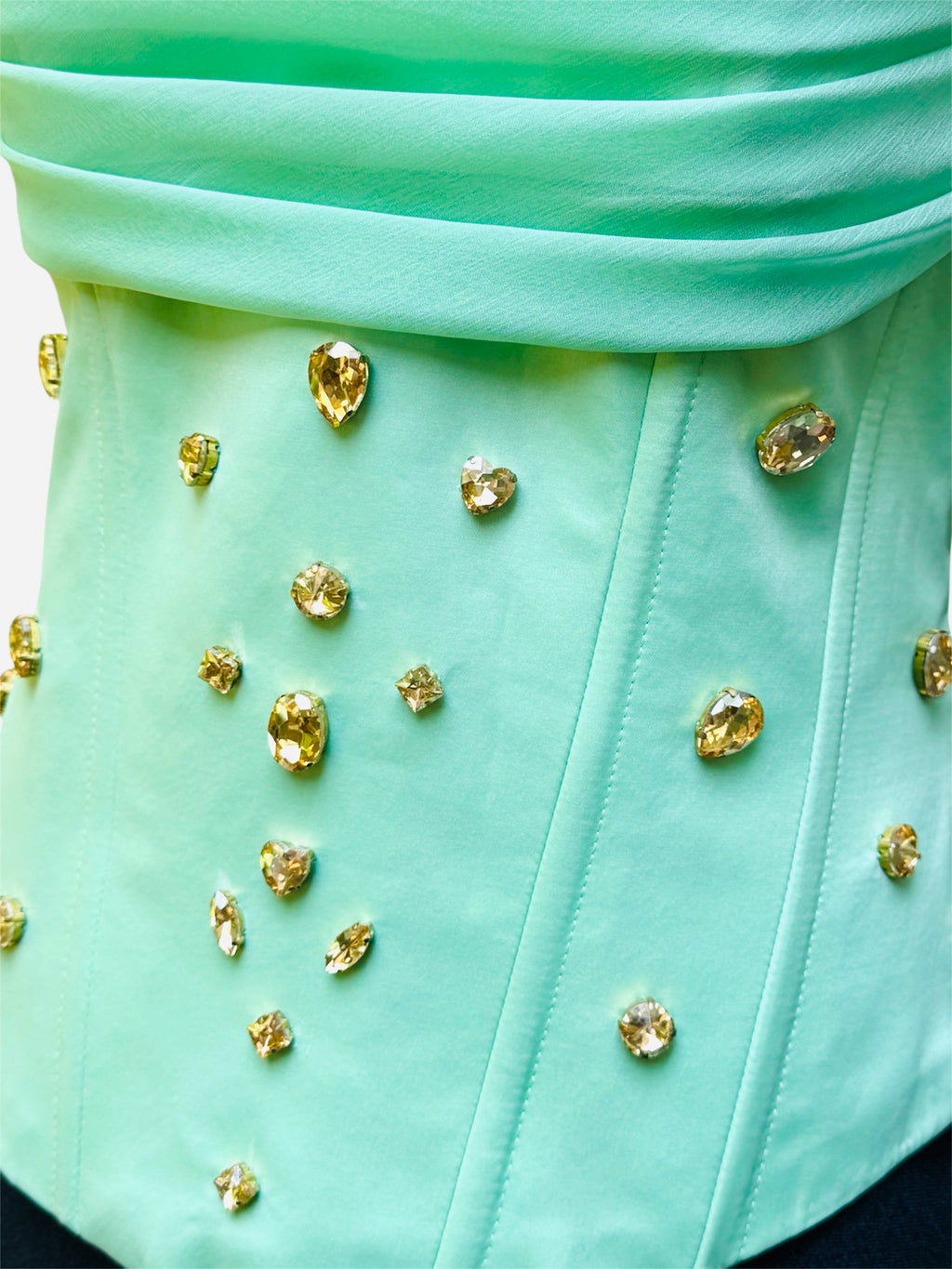 ARYLES PLEATED BUSTIER COUTURE   PIECE