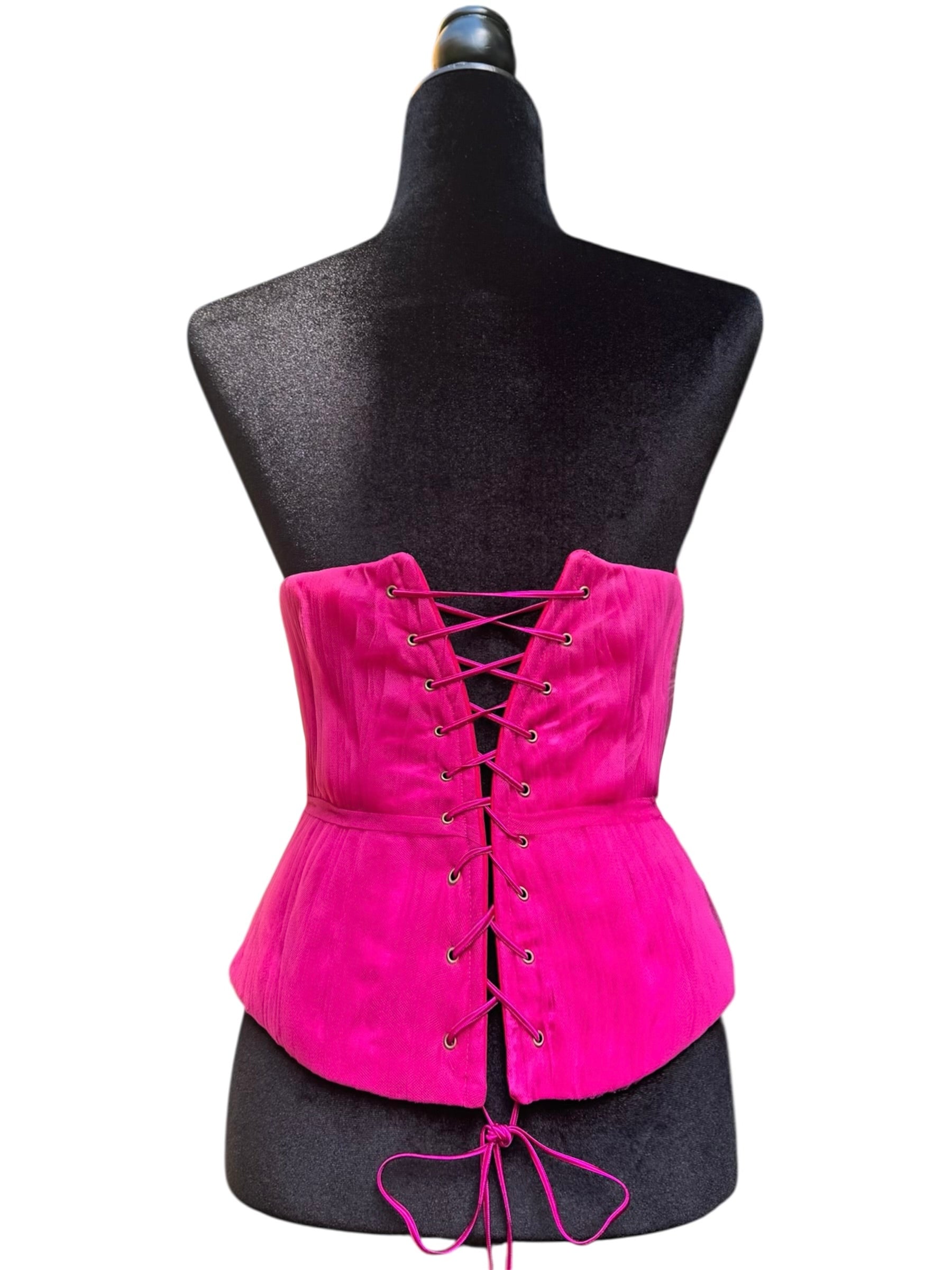 ARYLES PLEATED BUSTIER COUTURE PIECE