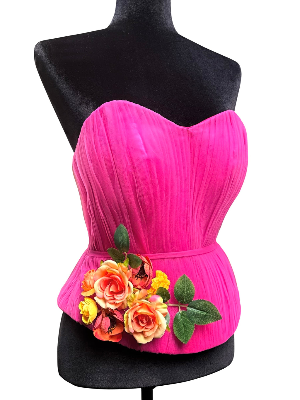 ARYLES PLEATED BUSTIER COUTURE PIECE