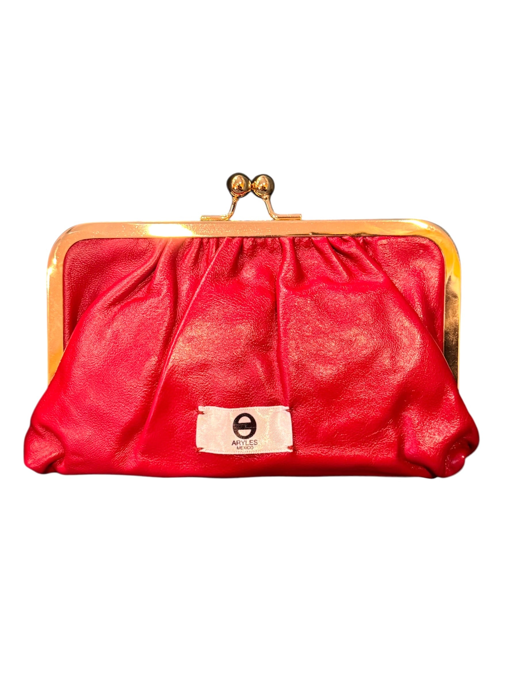 ARYLES KISSLOCK CLUTCH WALLET WRISTLET POCHETTE