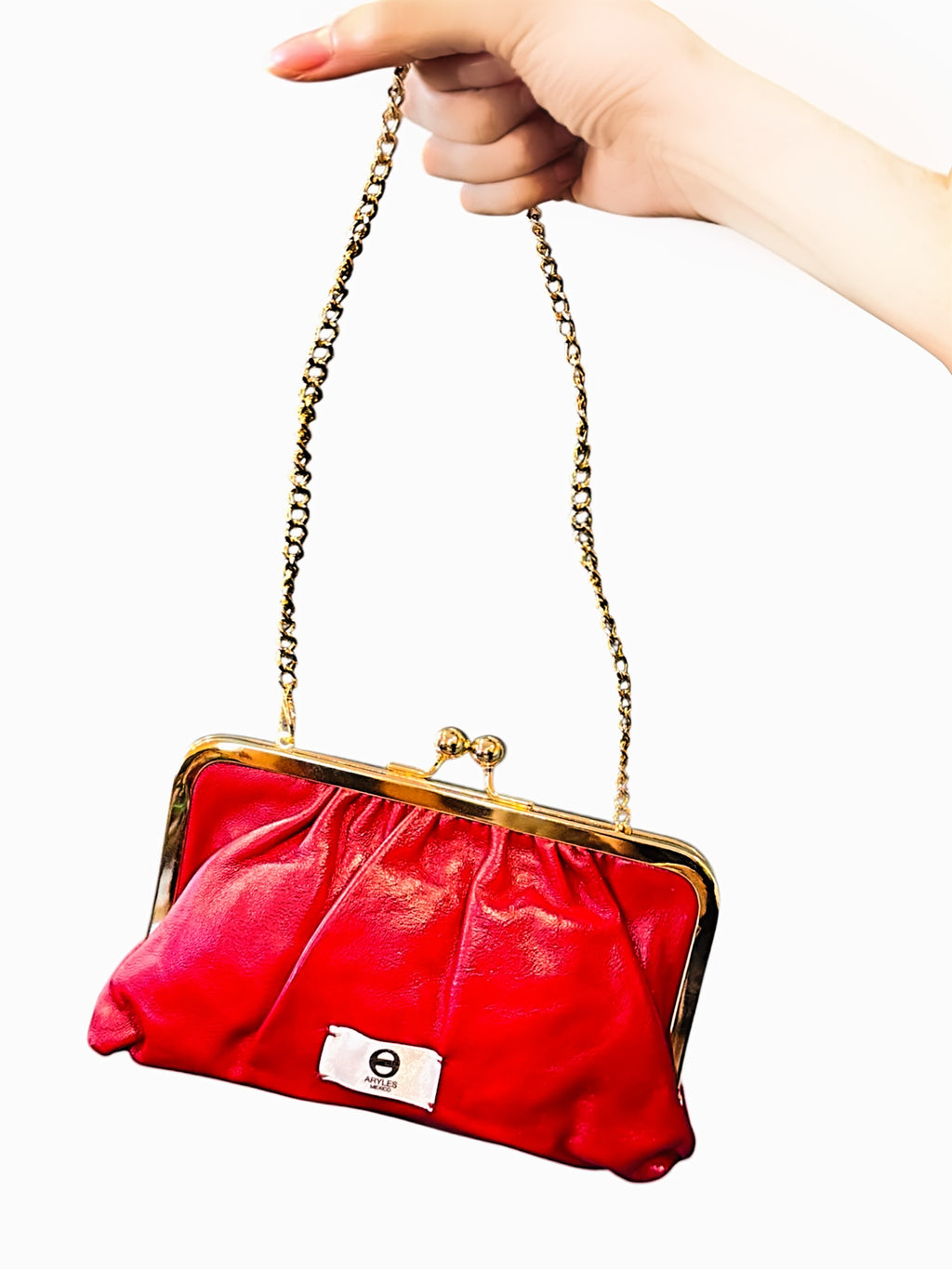 ARYLES KISSLOCK CLUTCH WALLET WRISTLET POCHETTE