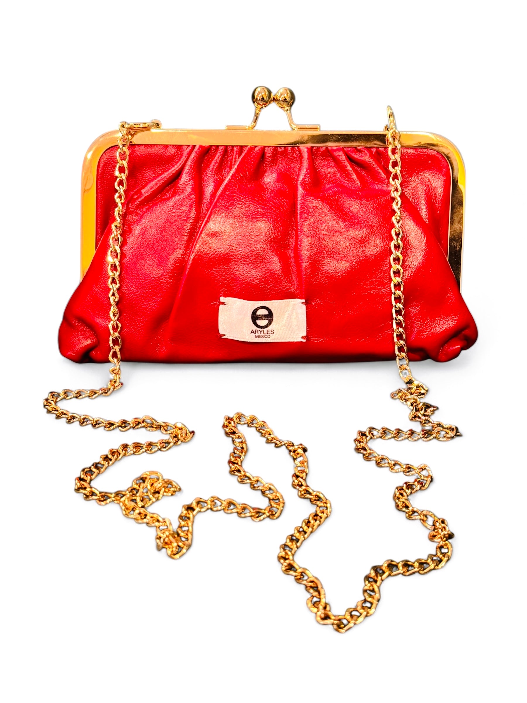 ARYLES KISSLOCK CLUTCH WALLET WRISTLET POCHETTE